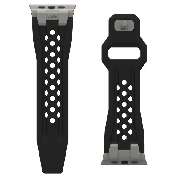 UAG Bracelet Monarch en silicone Apple Watch | 44/45/46/49 mm - Black Titanium
