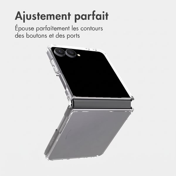 Accezz Coque Xtreme Impact Samsung Galaxy Z Flip 8 - Transparent