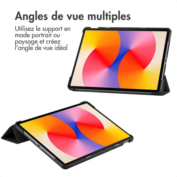 imoshion Coque tablette Trifold Huawei Matepad SE - Noir