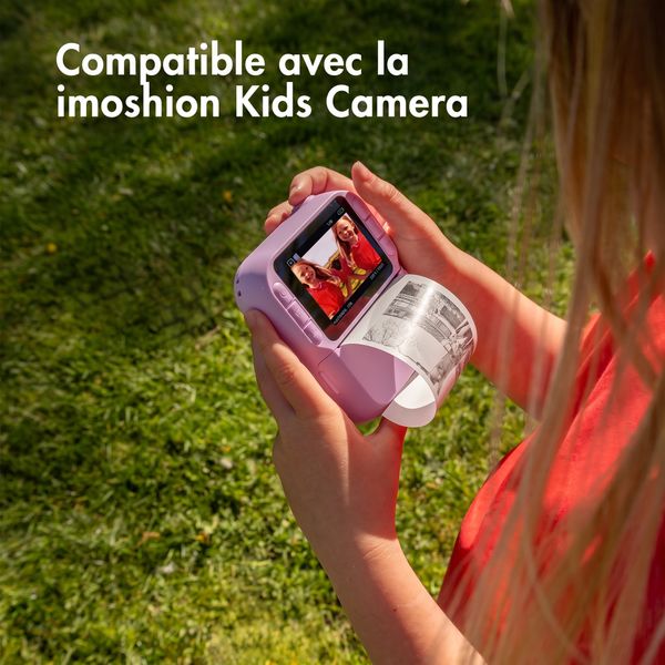 imoshion Papier d'impression pour Kids Camera avec imprimante photo - lot de 10 - Blanc