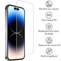 Accezz Protection d'écran en verre trempé 2-pack Apple iPhone 15 / 15 Pro / 16