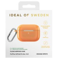 iDeal of Sweden Coque Clear Apple AirPods Pro - Orange Spritz