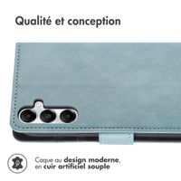 imoshion Étui de télephone portefeuille de luxe Samsung Galaxy A16 - Bleu clair