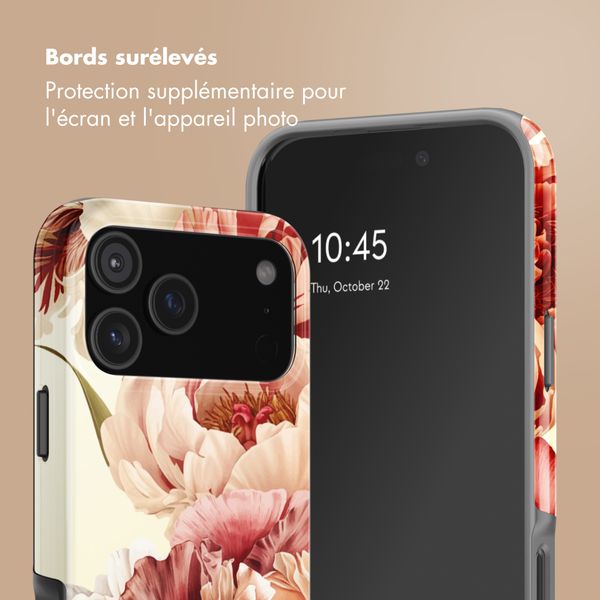 Selencia Coque arrière Vivid Apple iPhone 17 Pro Max - Vintage Peony
