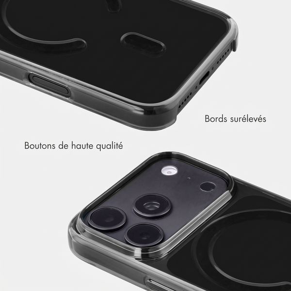 Accezz Lite coque arrière avec MagSafe Apple iPhone 18 Pro Max / 17 Pro Max - Smokey Clear