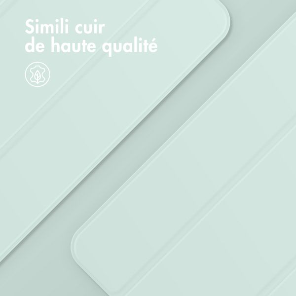 imoshion Magnetic etui de téléphone portefeuille Apple iPad Air 11 pouces (2026) M4 / (2025) M3 / (2024) M2 / Air 5 (2022) / Air 4 (2020) - Vert clair