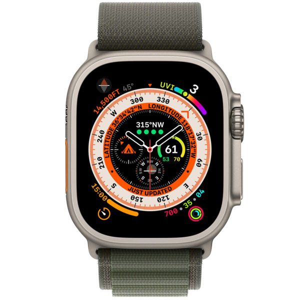 Apple Bracelet Alpine Loop Apple Watch | 44/45/46/49 mm - Taille L - Green