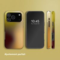 Selencia Coque arrière Vivid avec MagSafe Apple iPhone 18 Pro Max / 17 Pro Max - Gradient Olive Dust