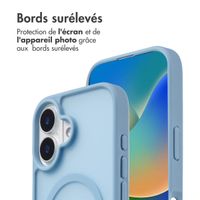 imoshion Coque Color Guard avec MagSafe Apple iPhone 16 - Bleu clair