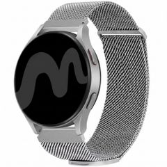 imoshion Bracelet magnétique milanais  - Connexion universelle 22 mm - Taille M - Argent