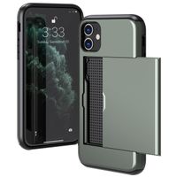 imoshion Coque arrière avec porte-cartes Apple iPhone 11 - Vert foncé