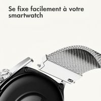 imoshion Bracelet magnétique milanais  - Connexion universelle 22 mm - Argent