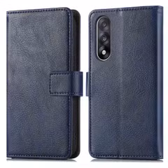 imoshion Étui de télephone portefeuille de luxe OnePlus Nord 5 - Bleu foncé