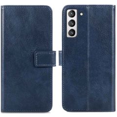 imoshion Étui de télephone portefeuille de luxe Samsung Galaxy S21 FE - Bleu foncé