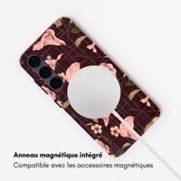 Selencia Coque arrière Vivid avec MagSafe Samsung Galaxy S24 - Autumn Muse