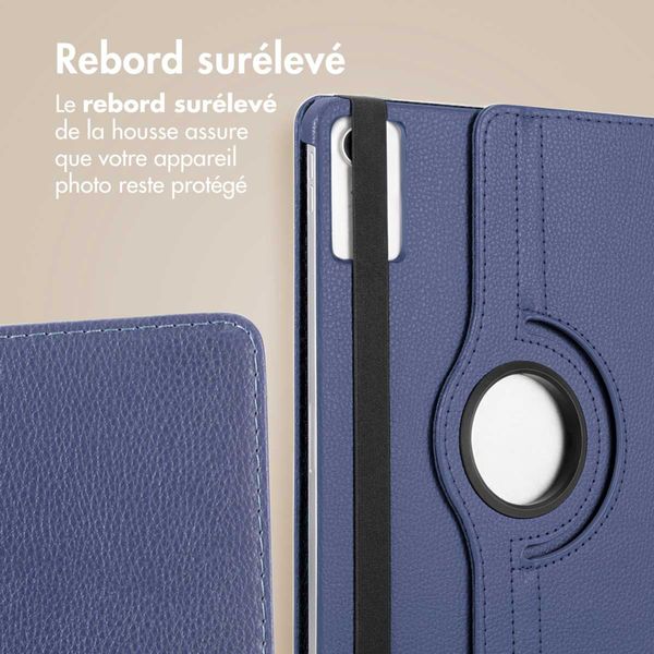 imoshion Coque tablette rotatif à 360° Xiaomi Redmi Pad SE - Bleu foncé