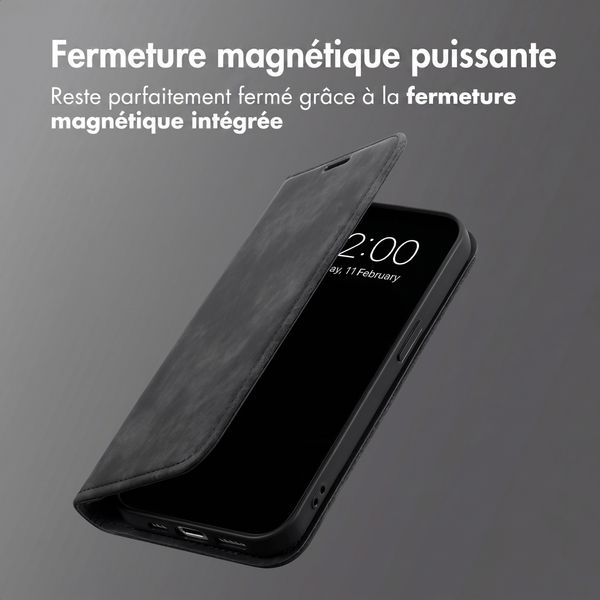 imoshion Étui de téléphone portefeuille Slim Oppo Find X9 Ultra - Noir