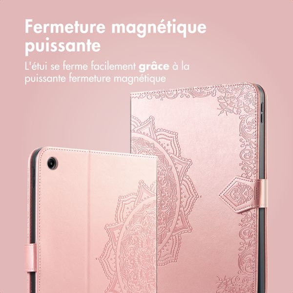 imoshion Coque tablette Samsung Galaxy Tab A11 Plus - Rose Gold