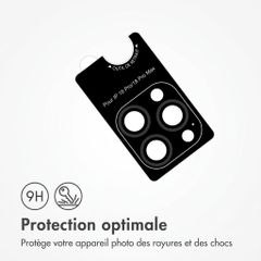 imoshion Lot de 2 protections d'objectif de caméra pour Apple iPhone 18 Pro / 18 Pro Max - Noir