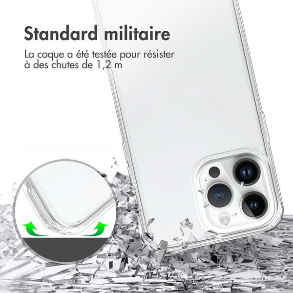 Accezz Coque Xtreme Impact Apple iPhone 15 Pro Max - Transparent