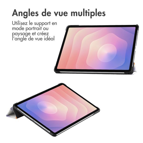 imoshion Coque tablette Design Trifold Samsung Galaxy Tab S11 - Flowers Distance