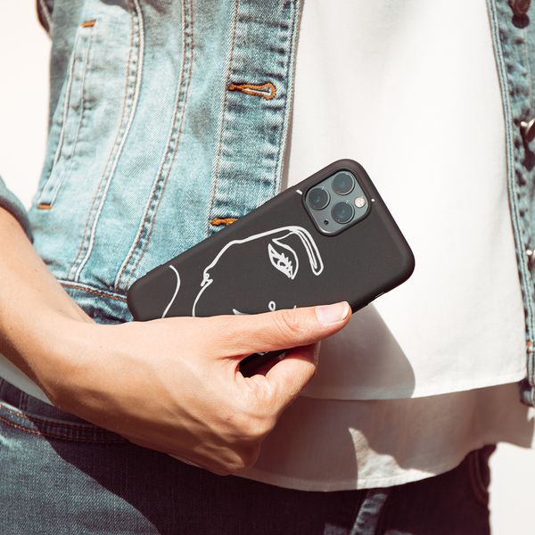 imoshion Coque Design Samsung Galaxy A13 (4G) - Line Art Woman White