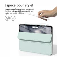 imoshion Magnetic etui de téléphone portefeuille Apple iPad Air 11 pouces (2026) M4 / (2025) M3 / (2024) M2 / Air 5 (2022) / Air 4 (2020) - Vert clair