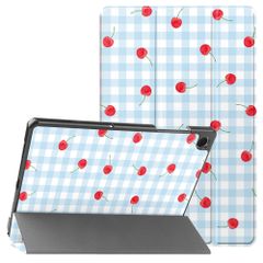 imoshion Coque tablette Design Trifold Samsung Galaxy Tab A11 Plus / A9 Plus - Cherry Check