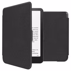 imoshion Étui de liseuse portefeuille Slim Hard Amazon Kindle Paperwhite (2024) / Paperwhite Signature Edition (2024) / Colorsoft (2024) / Colorsoft Signature Edition (2024) - Noir