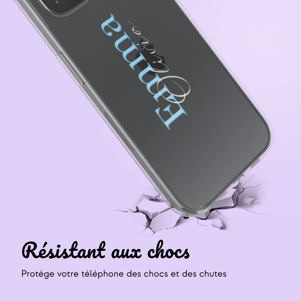 Coque avec votre propre photo et/ou texte Apple iPhone 15 - Naam