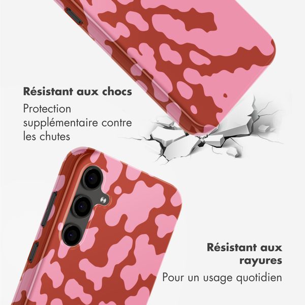 Selencia Coque arrière Vivid Samsung Galaxy S24 FE - Moo’d Blush Pink