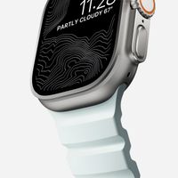 Nomad Bracelet Rocky Point Apple Watch | 44/45/46/49 mm - Icy Blue Glow TItanium