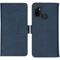 imoshion Étui de télephone portefeuille de luxe Oppo A53 / Oppo A53s - Bleu foncé