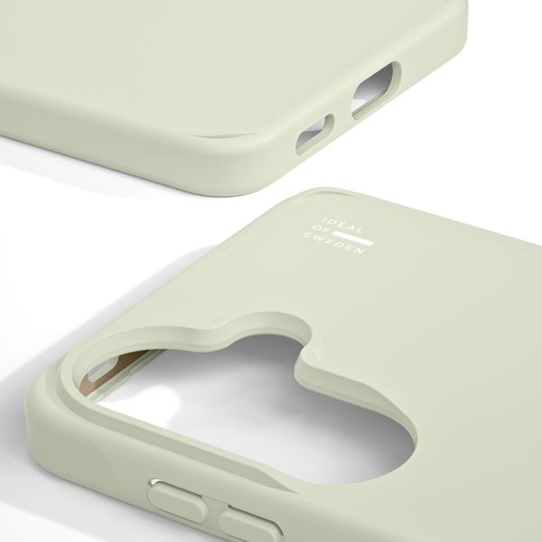 iDeal of Sweden Coque en silicone avec MagSafe Samsung Galaxy A37 (5G) - Sage Green