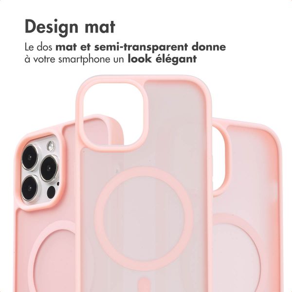 imoshion Coque Color Guard avec MagSafe Apple iPhone 13 Pro Max - Rose clair