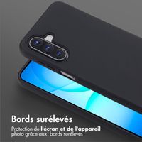 Selencia Coque silicone avec cordon amovible Samsung Galaxy A17 (5G) / (4G) - Noir
