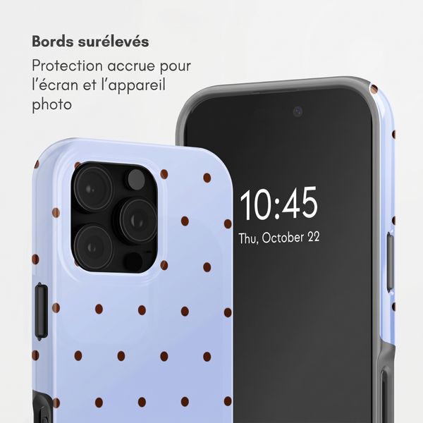 Selencia Coque arrière Vivid Apple iPhone 16 Pro Max - Happy Dots Digital Sky