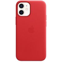 Apple 4 Pack Coque Leather Apple iPhone 12 Mini - Red + Saddle Brown + Baltic Blue + Black
