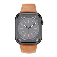 WiWu Bracelet vintage en cuir Apple Watch | 44/45/46/49 mm - Marron clair