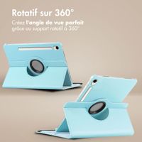 imoshion Coque tablette rotatif à 360° Samsung Galaxy Tab S9 11.0 pouces / S10 Lite / S10 FE / S9 FE 10.9 pouces - Bleu clair