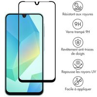 Accezz Protection d'écran en verre trempé Full Cover Samsung Galaxy A16 / A17 / A26