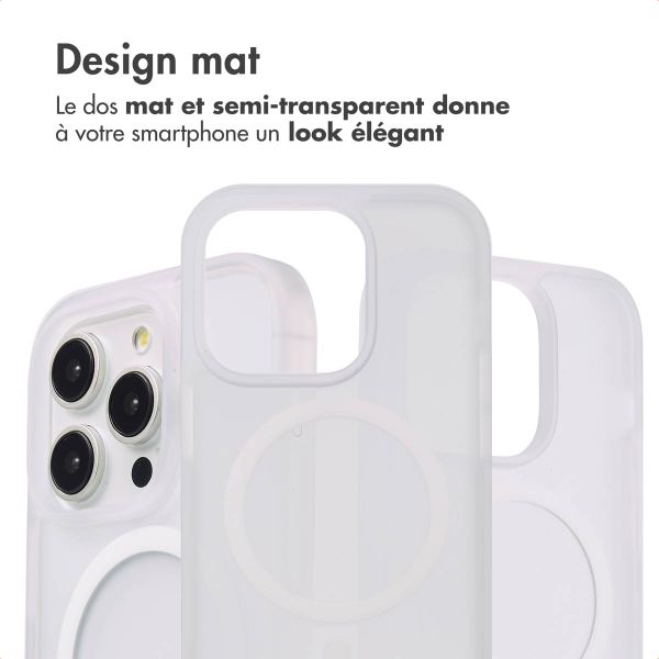 imoshion Coque Color Guard avec MagSafe Apple iPhone 14 Pro - Blanc