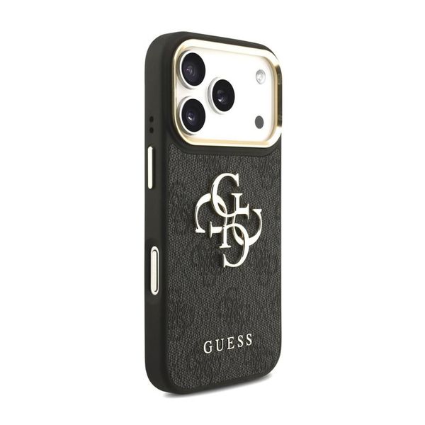 Guess Coque 4G Metal Logo Backcover Apple iPhone 18 Pro / 17 Pro - Black