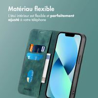 imoshion Étui de téléphone portefeuille Slim Apple iPhone 14 / 13 - Vert