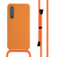 imoshion Coque en silicone avec cordon Samsung Galaxy A54 (5G) - Orange