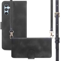 imoshion Etui de télephone portefeuille avec cordon Samsung Galaxy A34 (5G) - Noir