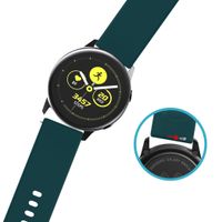 imoshion Bracelet silicone Samsung Galaxy Watch 4 / 5 / 6 / 7 / FE (20 mm) - Vert foncé