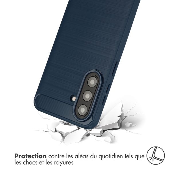 imoshion Coque Brushed Samsung Galaxy A57 (5G) - Bleu foncé