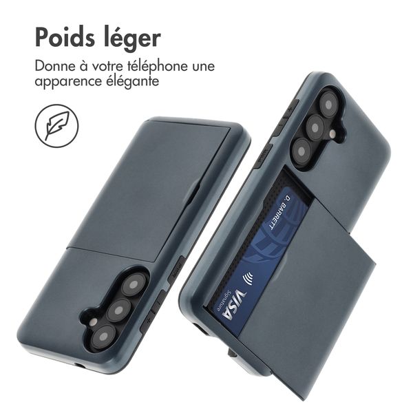 imoshion Coque arrière avec porte-cartes Samsung Galaxy S26 Plus - Bleu foncé