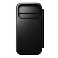 Nomad Étui de style livre folio moderne en cuir Horween avec MagSafe Apple iPhone 17 Pro - Noir